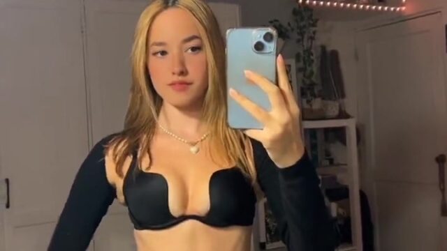 Miveille Onlyfans Lingerie Handbra Sexy Video Nude