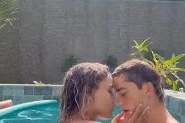 Salah Brooks the Pool Sextape by Onlyfans Viral Video